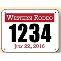 8.5"x11" Pin On Race Number